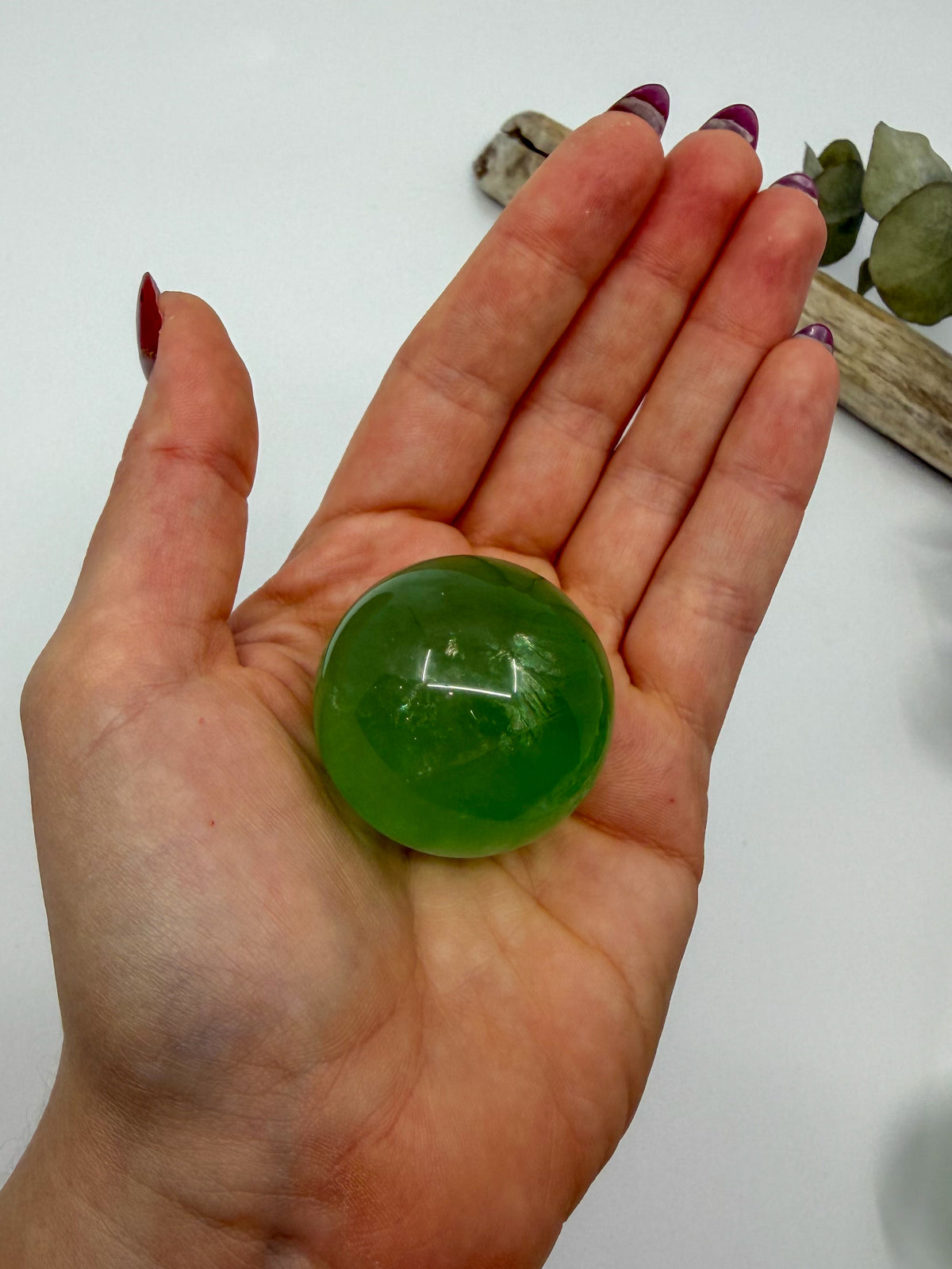 HQ Apple Fluorite Small Sphere
