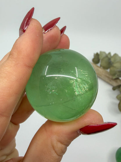 HQ Apple Fluorite Small Sphere