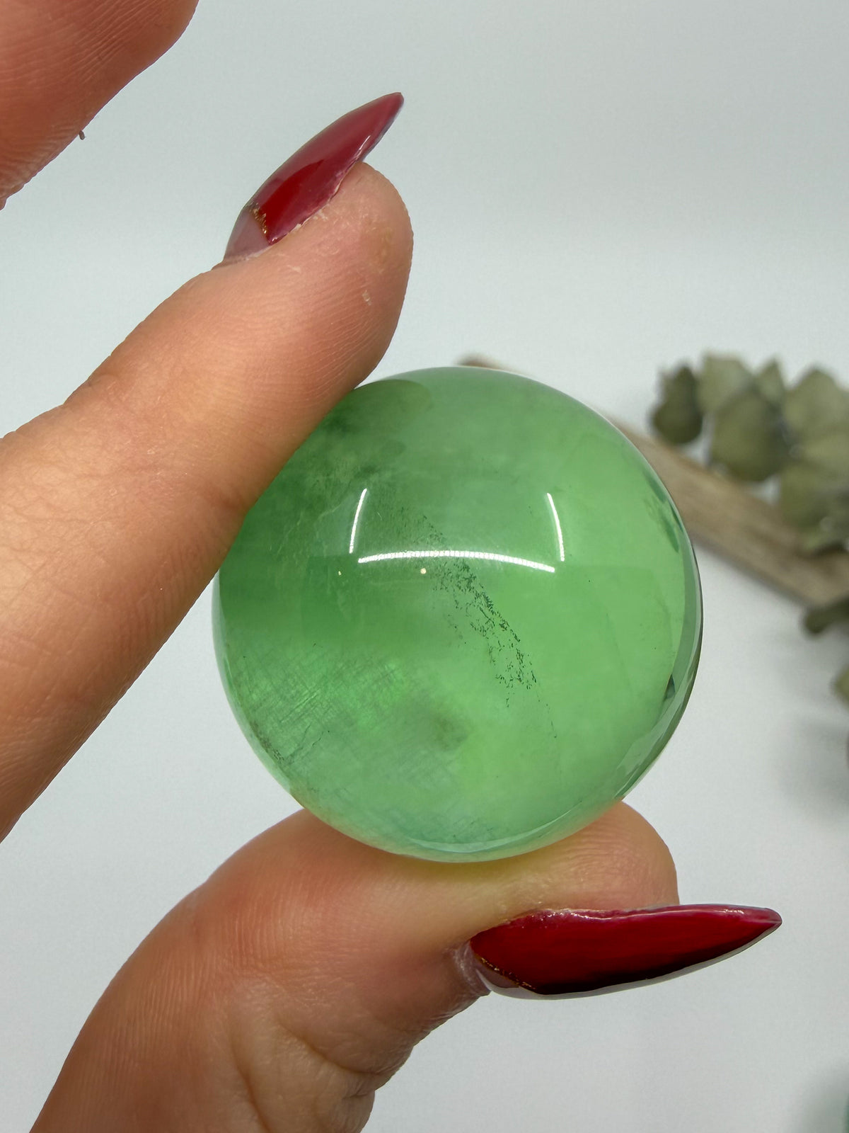 HQ Apple Fluorite Small Sphere