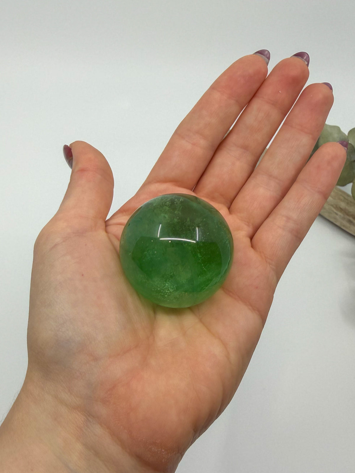HQ Apple Fluorite Small Sphere