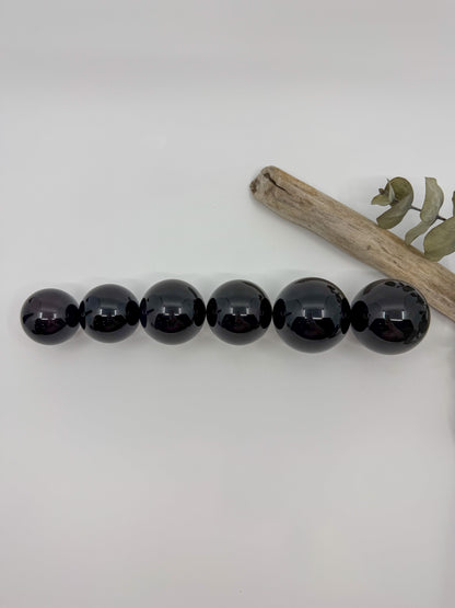 Rainbow Sheen Obsidian Sphere