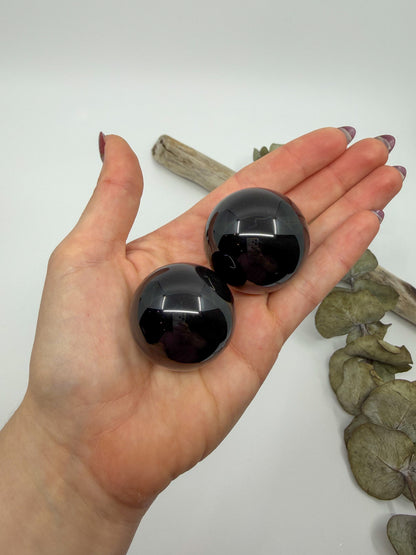 Rainbow Sheen Obsidian Sphere