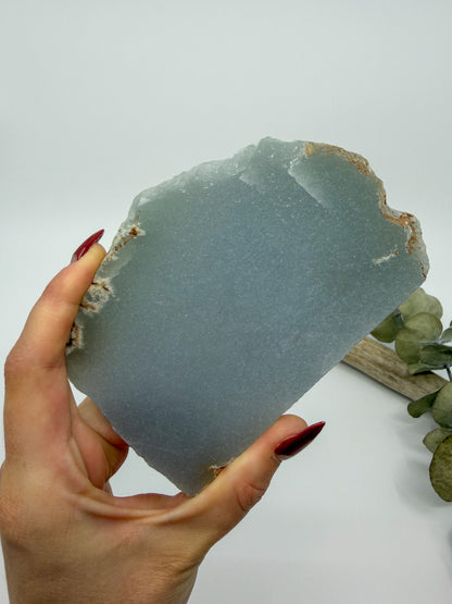 Matte Sparkly Angelite Slab -CHOOSE YOUR OWN-