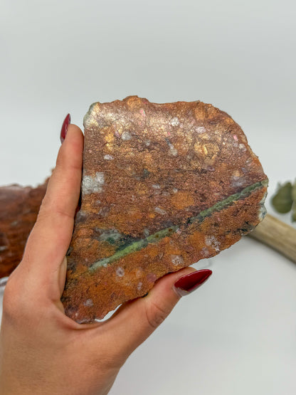 HQ Large Sunstone Slab with Iolite -CHOOSE YOUR OWN-