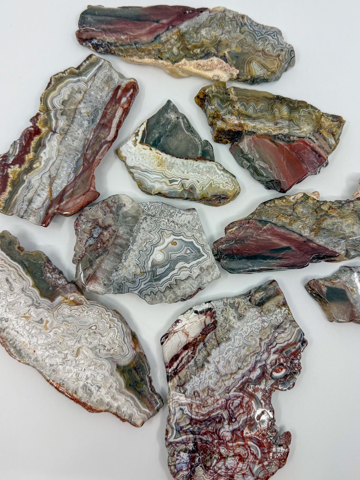 Mexican Lace Agate Slab