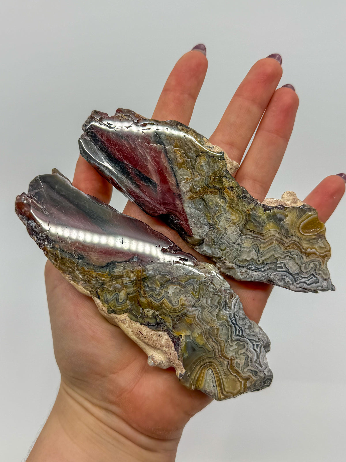 Mexican Lace Agate Slab