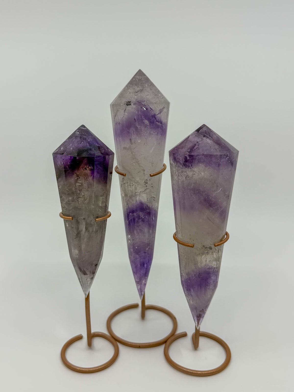 Phantom Amethyst Vogel with Stand -CHOOSE YOUR OWN-