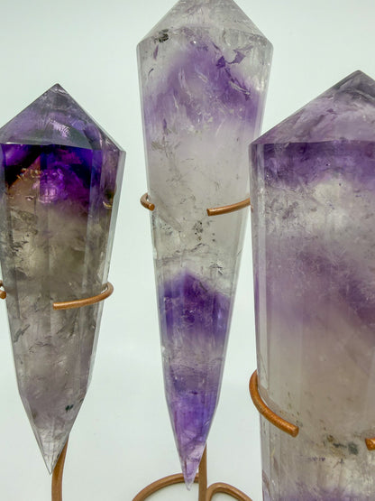 Phantom Amethyst Vogel with Stand -CHOOSE YOUR OWN-