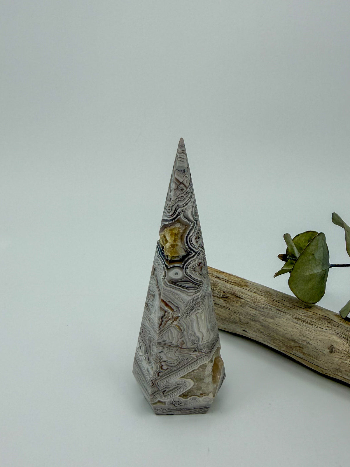 Mexican Lace Agate Diamond -EXACT PIECE-