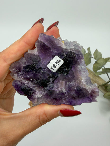 Purple Octahedral Fluorite Specimen -CHOOSE YOUR OWN-