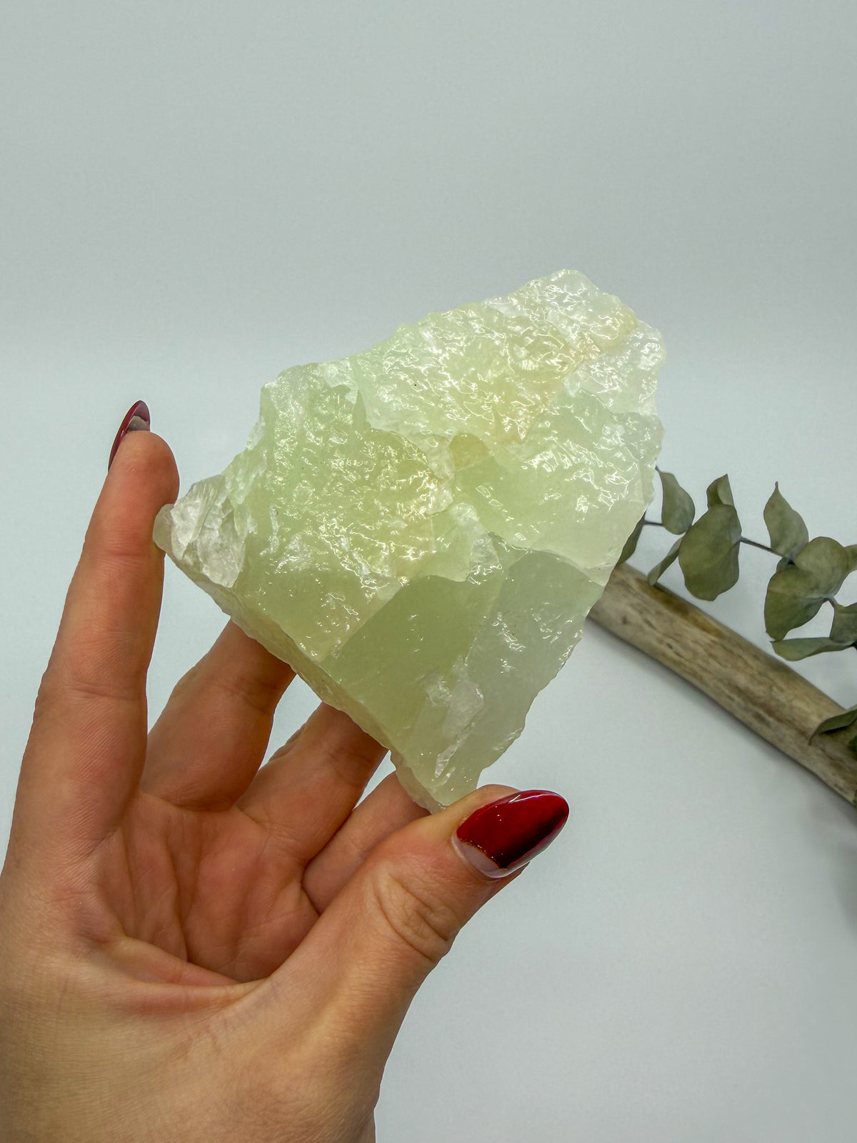 Green Calcite Raw Chunk -EXACT PIECE-