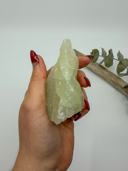 Green Calcite Raw Chunk -EXACT PIECE-