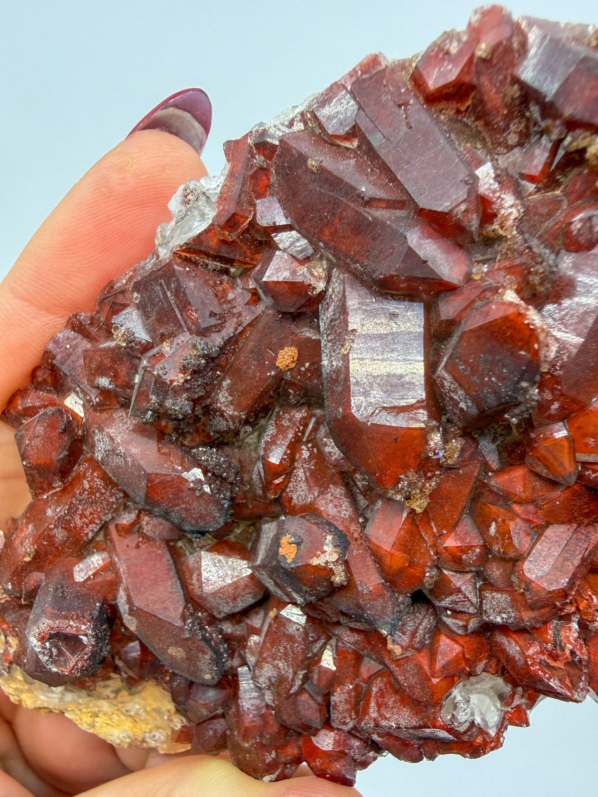 Red Moroccan Quartz Specimen (Hematite Coated) -EXACT PIECE-