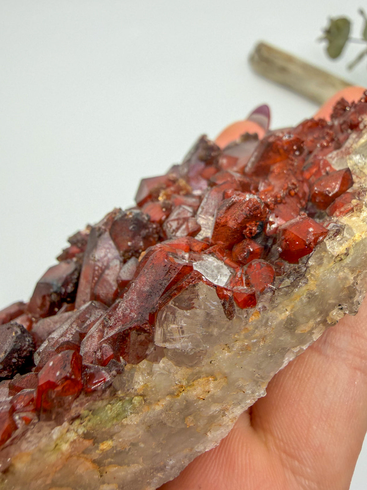 Red Moroccan Quartz Specimen (Hematite Coated) -EXACT PIECE-