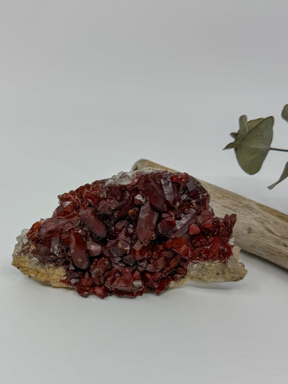 Red Moroccan Quartz Specimen (Hematite Coated) -EXACT PIECE-