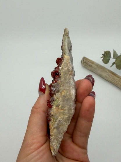 Red Moroccan Quartz Specimen (Hematite Coated) -EXACT PIECE-
