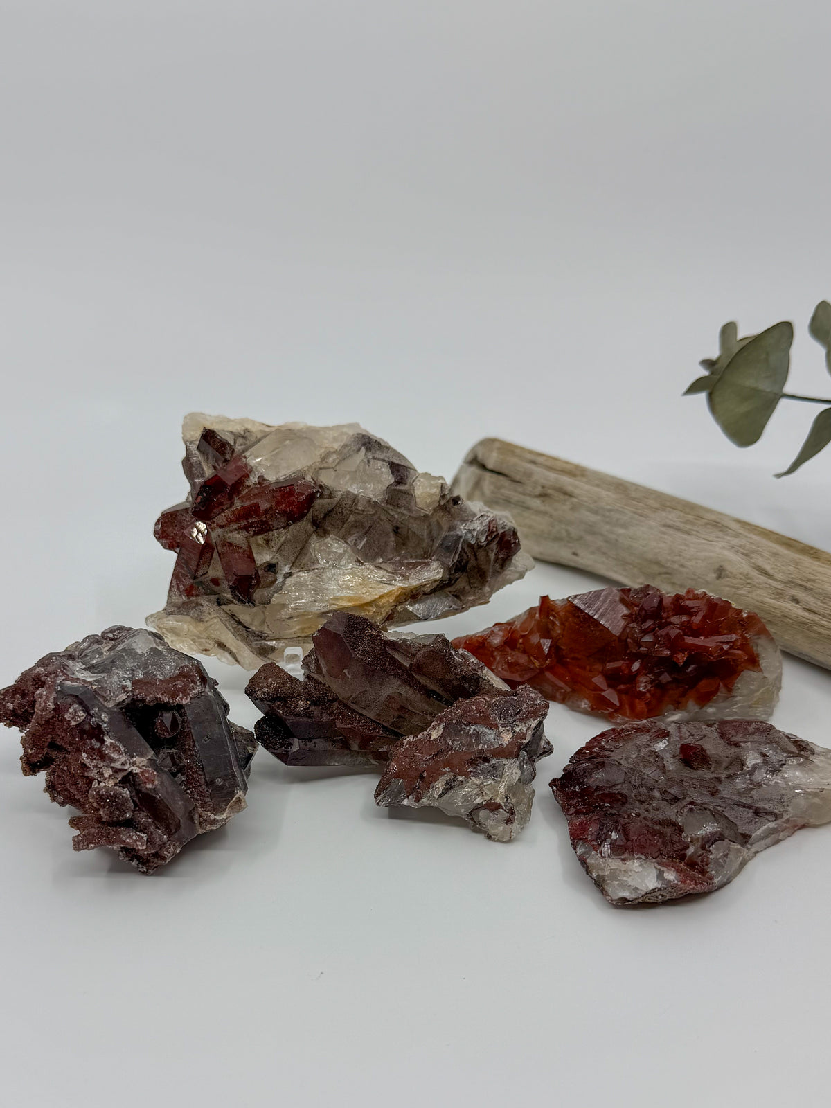 Red Moroccan Quartz (Hematite Coated) -CHOOSE YOUR OWN-