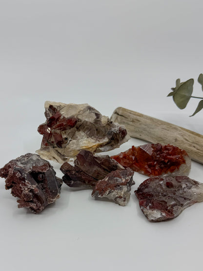 Red Moroccan Quartz (Hematite Coated) -CHOOSE YOUR OWN-