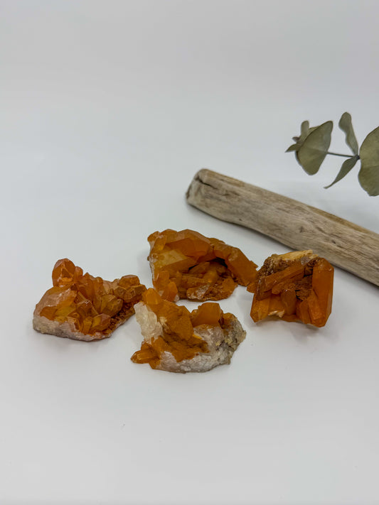 Tangerine Quartz (Iron Oxide Coated Quartz)