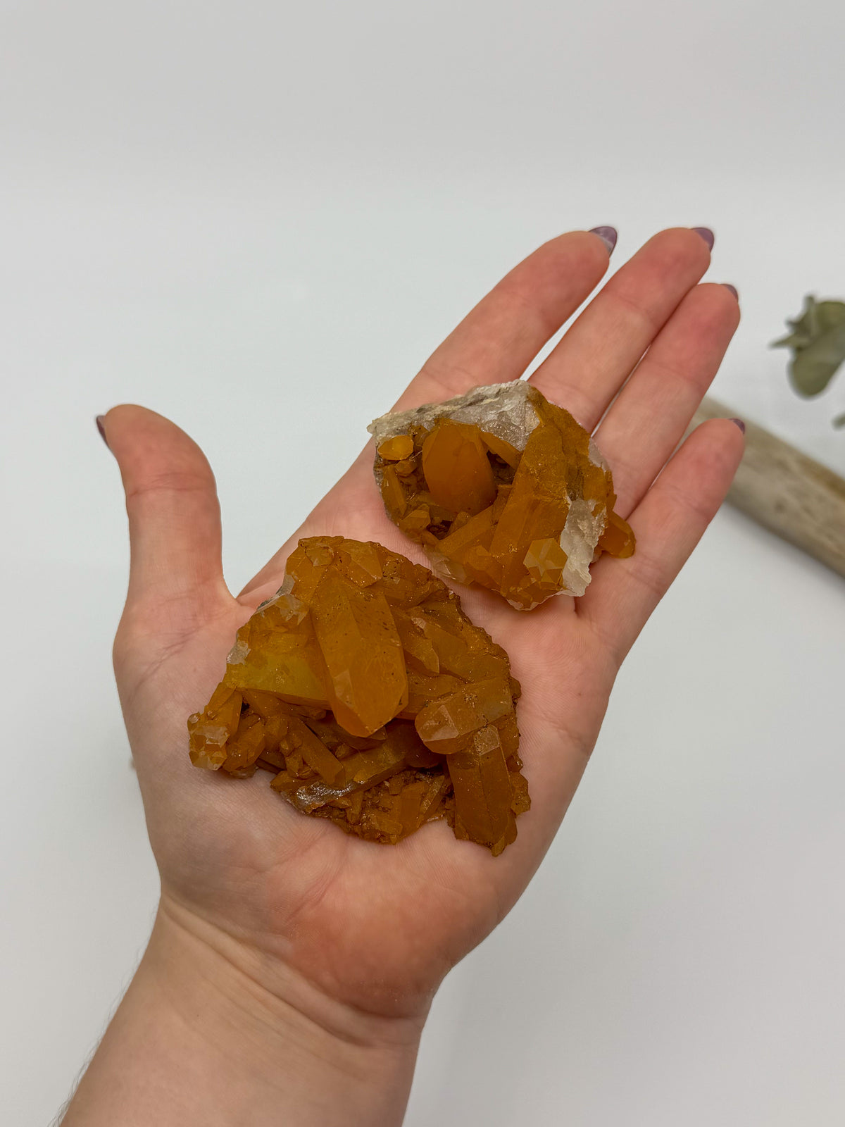 Tangerine Quartz (Iron Oxide Coated Quartz)