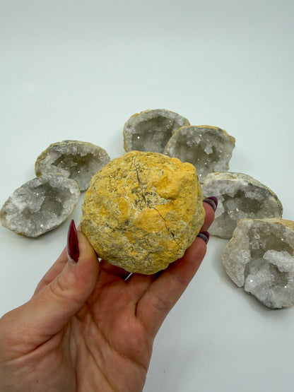 Moroccan Quartz Geode Pair