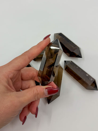 HQ Smokey Quartz Double Terminated Point