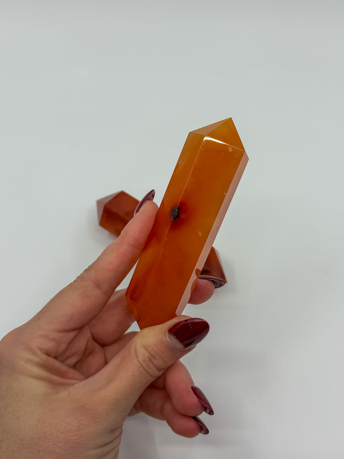 Carnelian Double Terminated Point -CHOOSE YOUR OWN-