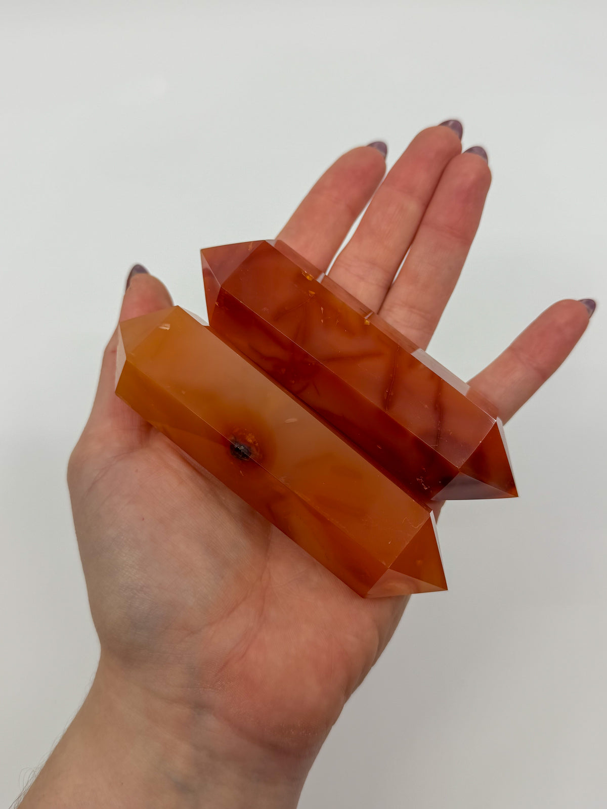 Carnelian Double Terminated Point -CHOOSE YOUR OWN-