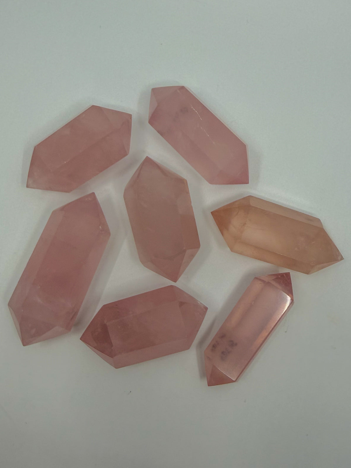Rose Quartz Double Terminated Point