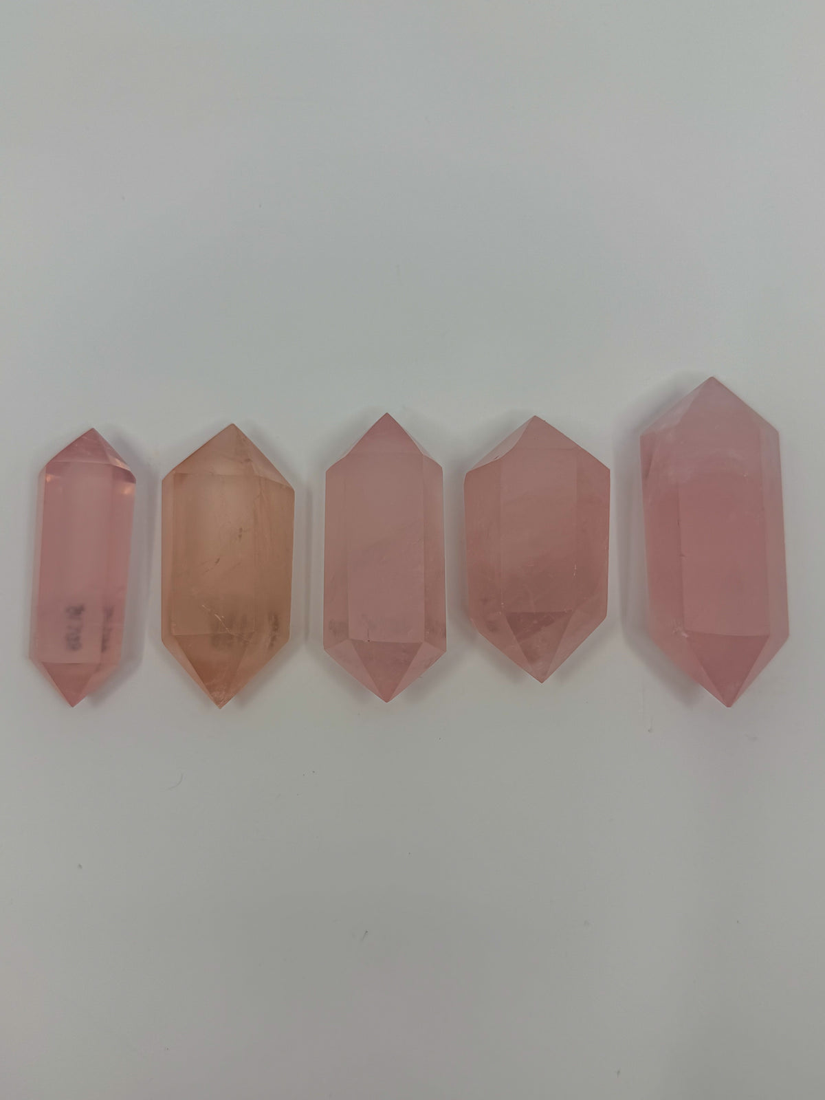 Rose Quartz Double Terminated Point