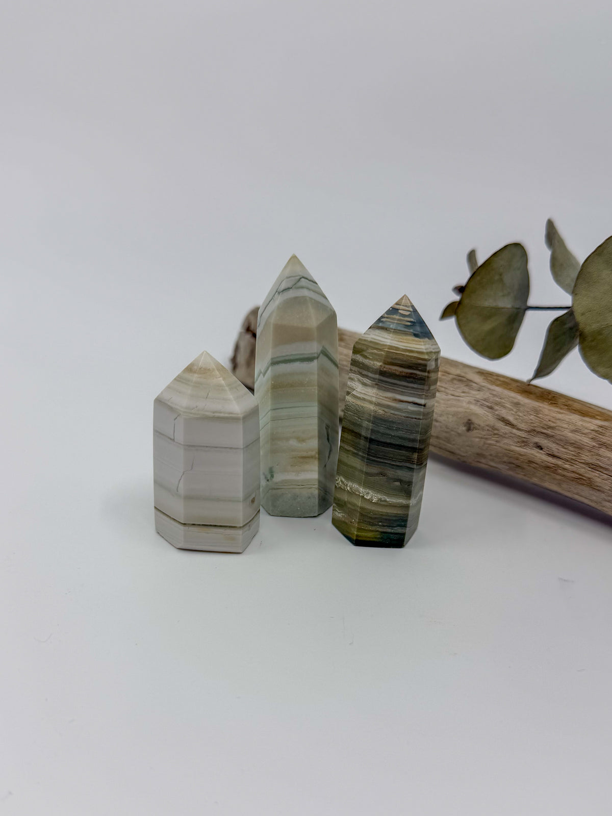 Banded Green Jasper Tower -CHOOSE YOUR OWN-