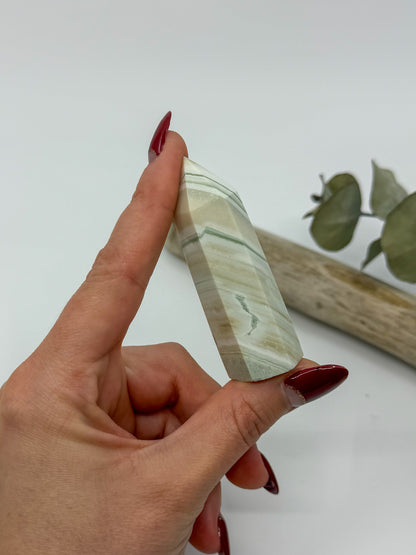 Banded Green Jasper Tower -CHOOSE YOUR OWN-