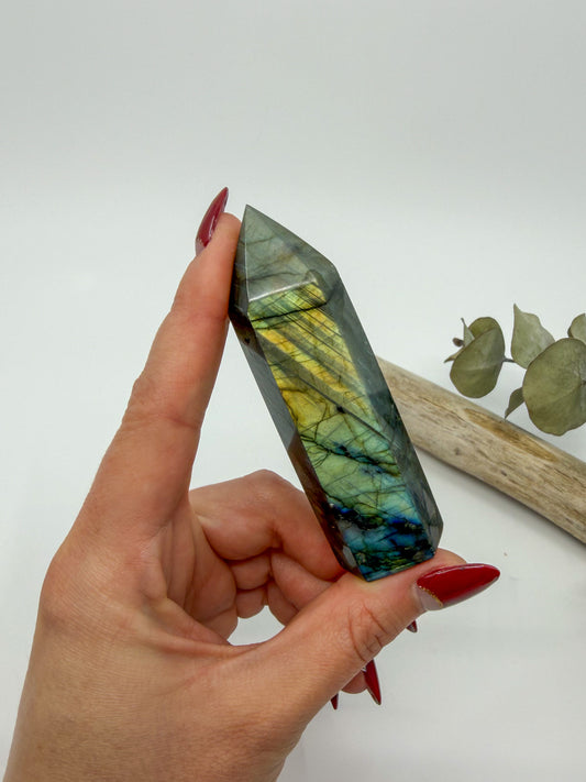 HQ High Flash Labradorite Tower -EXACT PIECE-