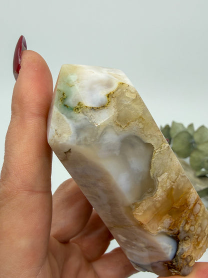 Flower Agate Tower -CHOOSE YOUR OWN-