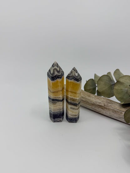 Dendritic Orange Calcite Tower