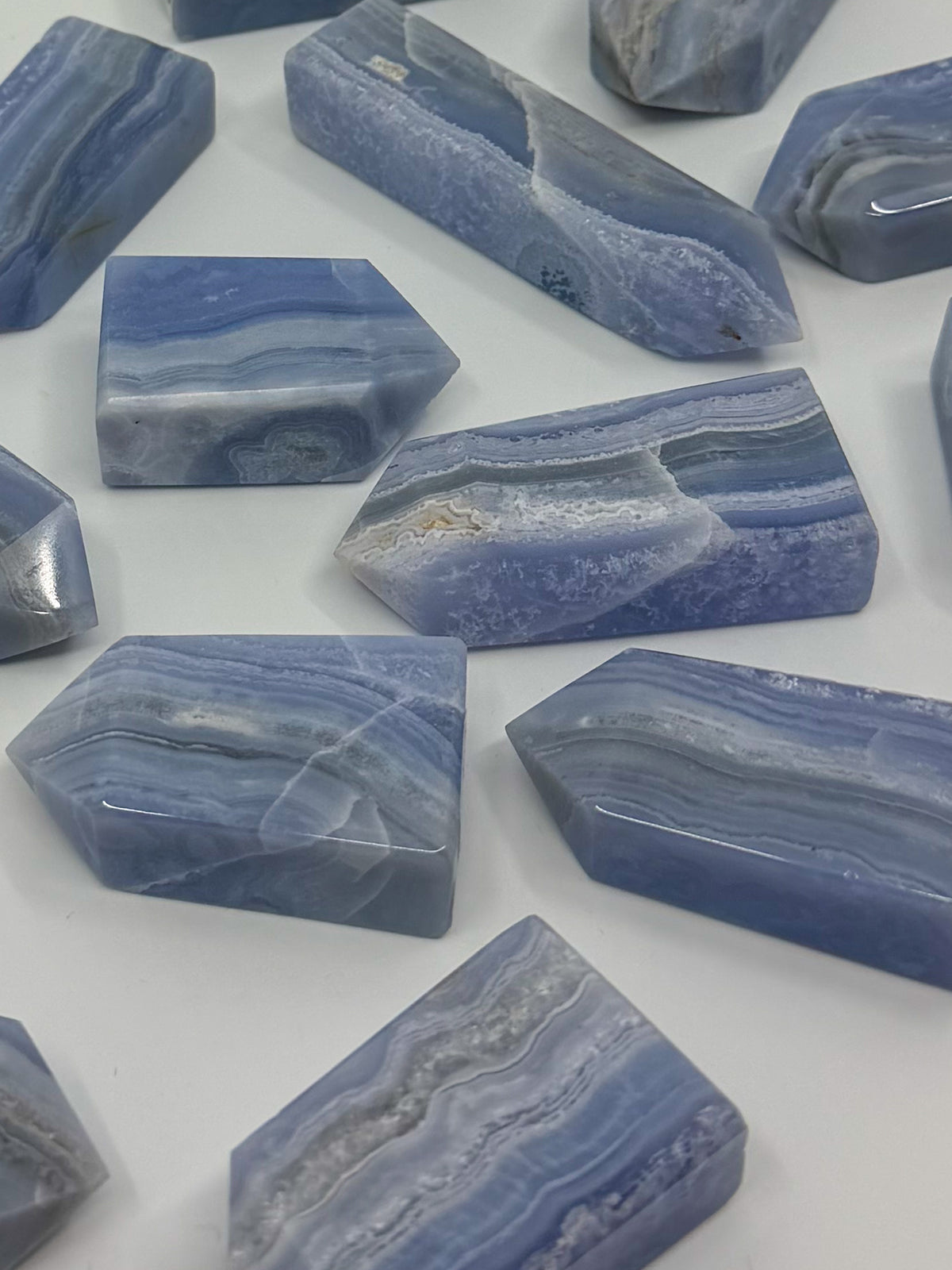 AAA Blue Lace Agate Tower