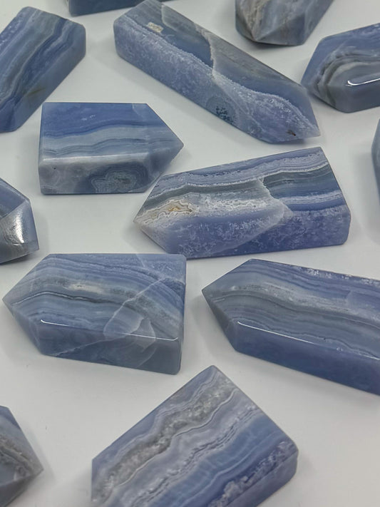 AAA Blue Lace Agate Tower