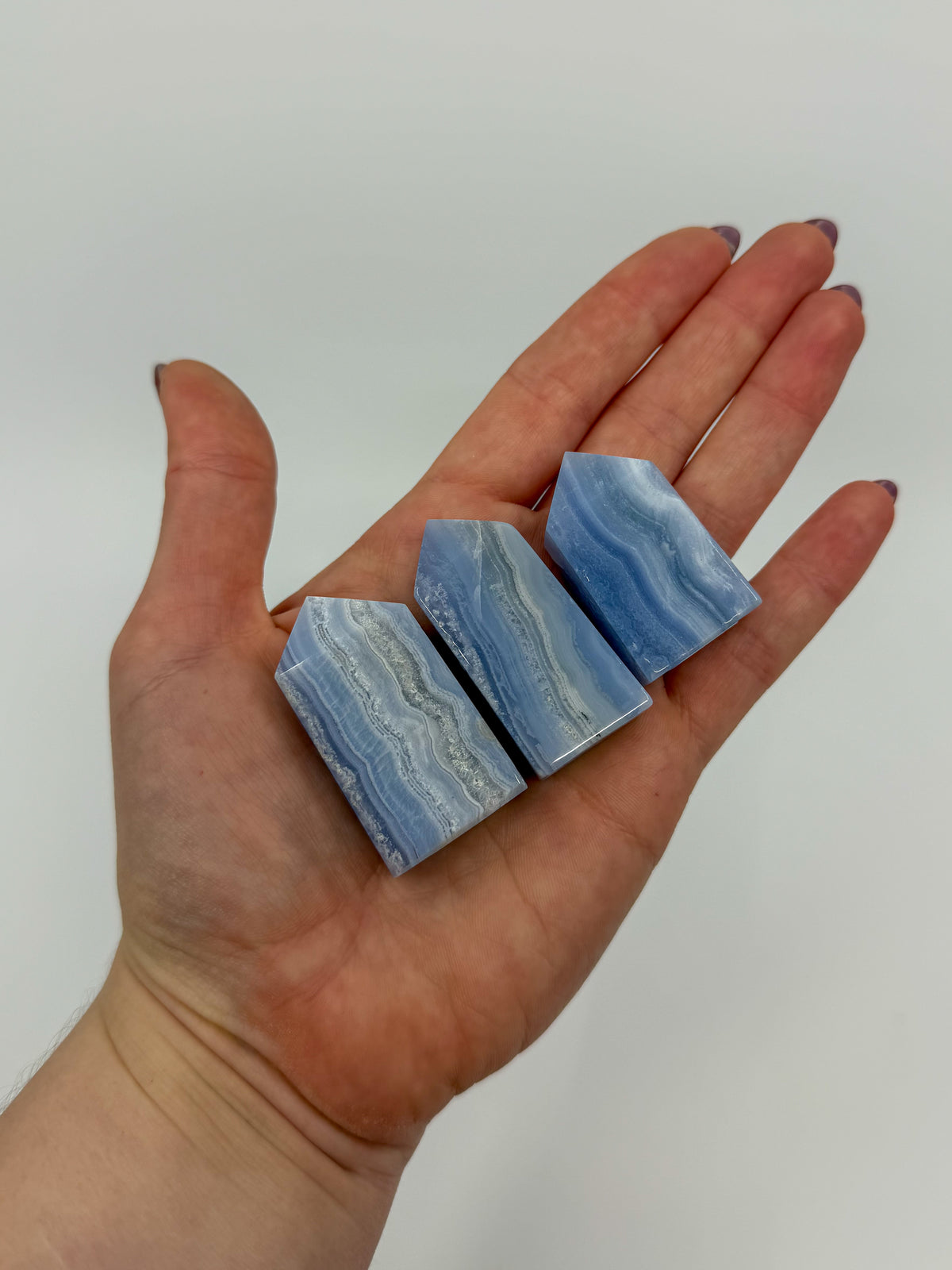 AAA Blue Lace Agate Tower