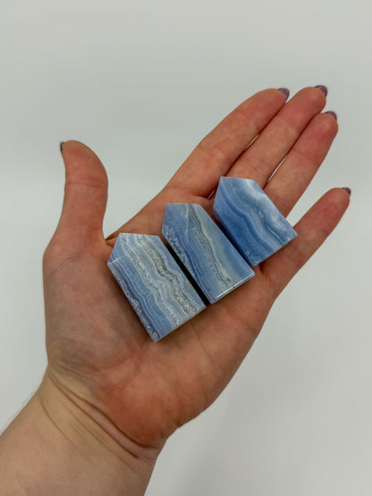 AAA Blue Lace Agate Tower