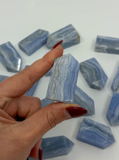 AAA Blue Lace Agate Tower