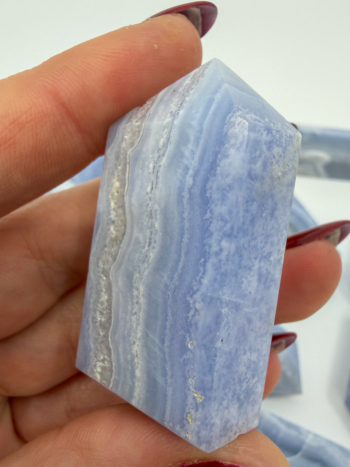 AAA Blue Lace Agate Tower