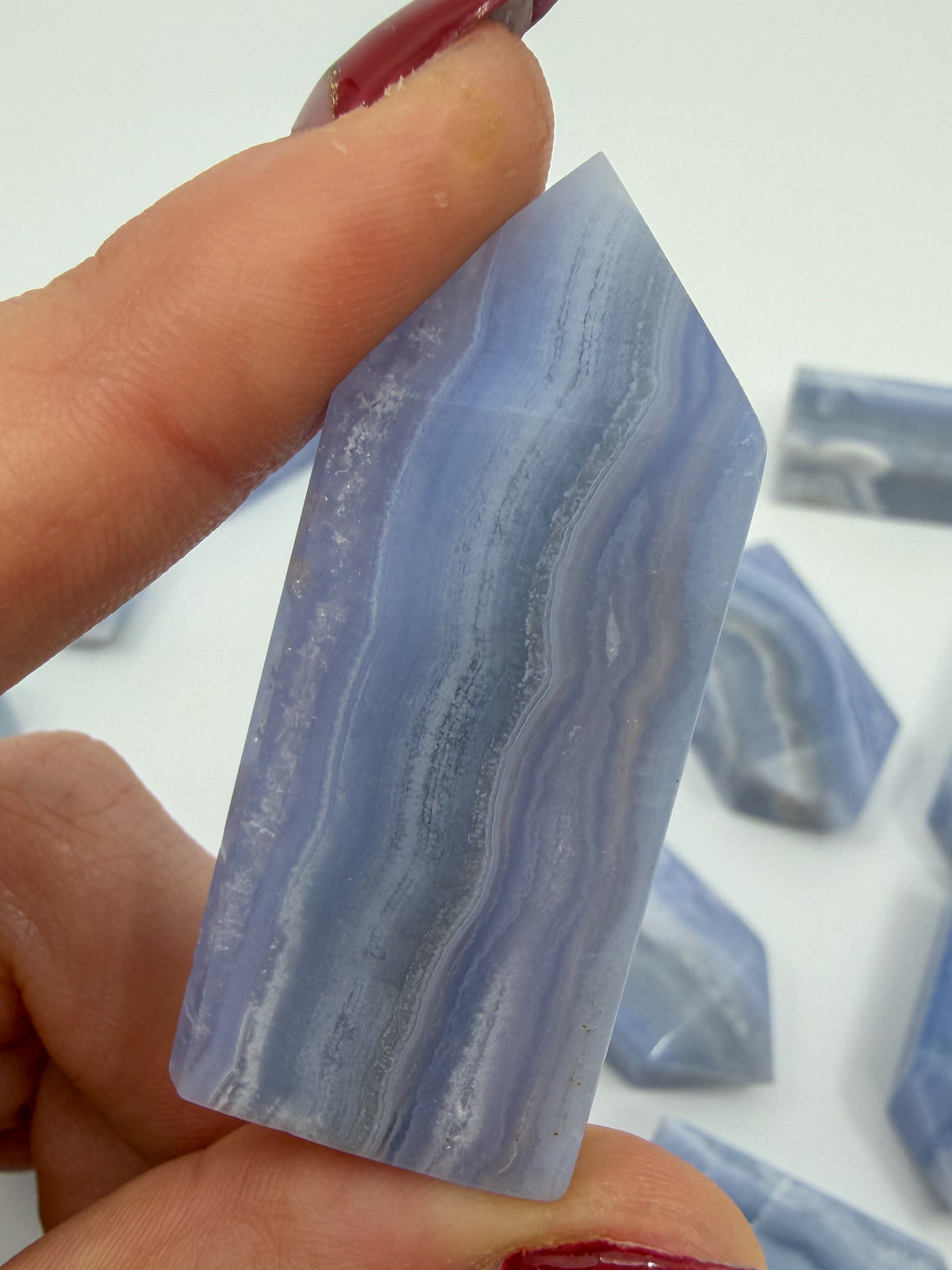 AAA Blue Lace Agate Tower