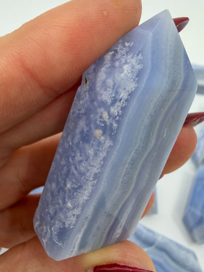 AAA Blue Lace Agate Tower