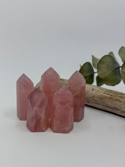 Juicy Rose Quartz Tower • Brazil
