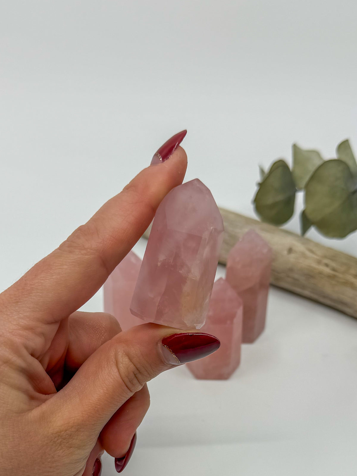 Juicy Rose Quartz Tower • Brazil