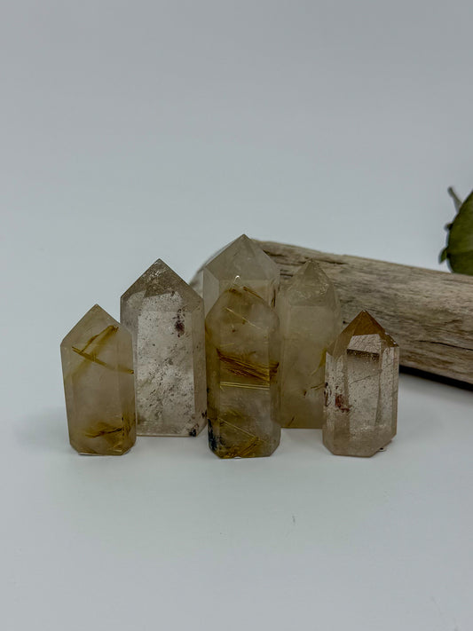 Golden Rutilated Quartz Tower