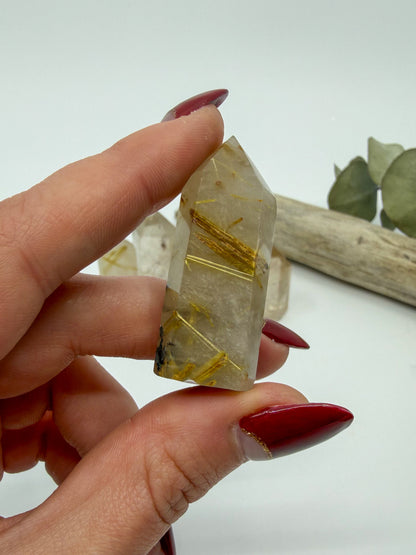 Golden Rutilated Quartz Tower