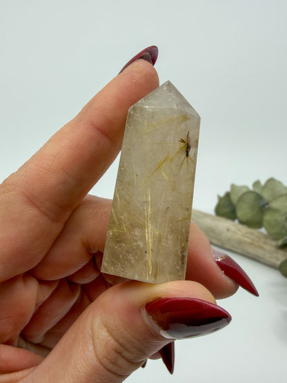 Golden Rutilated Quartz Tower