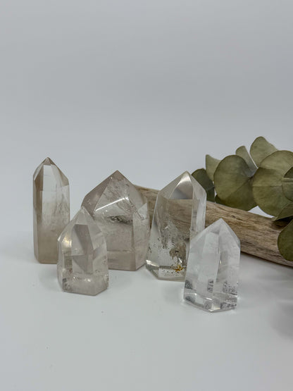 HQ Clear Quartz Tower