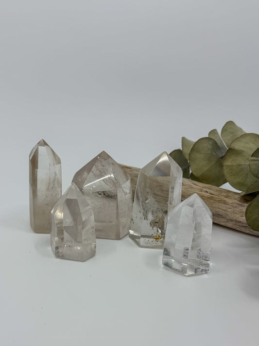 HQ Clear Quartz Tower
